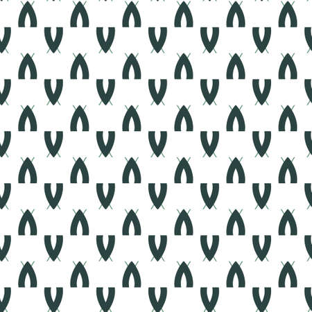 Seamless vector pattern. Background texture in geometric ornamental style.