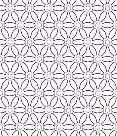 Seamless vector pattern in geometric ornamental styleのイラスト素材