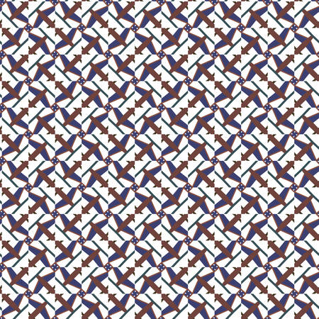 Geometric ornamental vector pattern. Seamless design texture.のイラスト素材