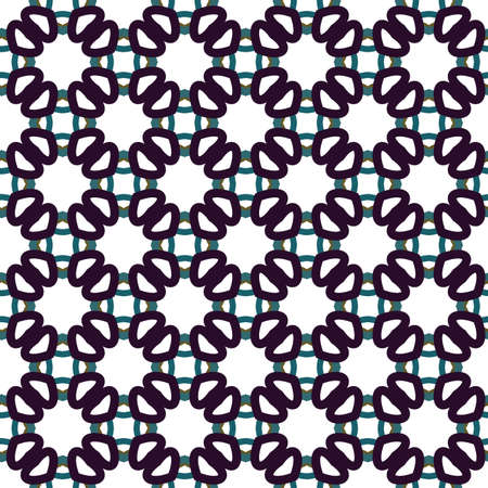 Seamless vector pattern. Background texture in geometric ornamental style.