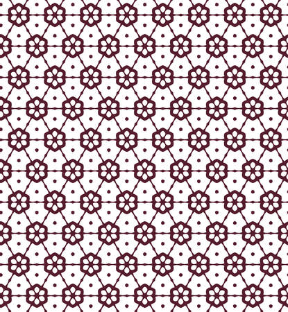 Seamless vector pattern in geometric ornamental styleのイラスト素材