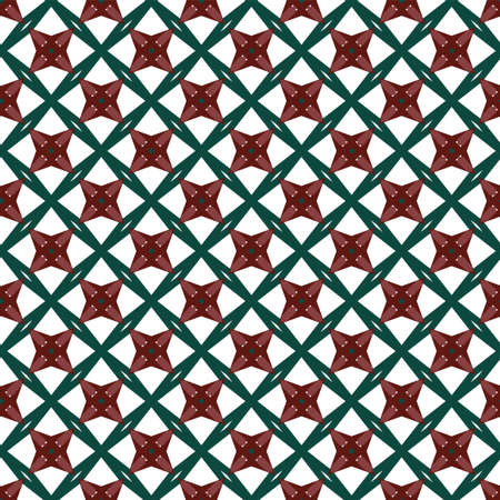 Geometric ornamental vector pattern. Seamless design texture.のイラスト素材