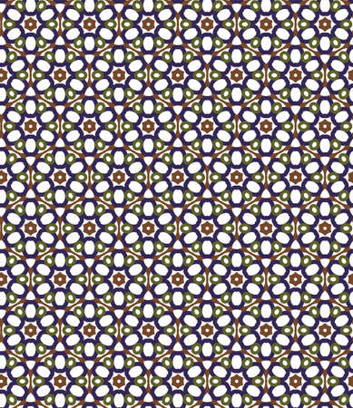 Geometric ornamental vector pattern. Seamless design texture.のイラスト素材