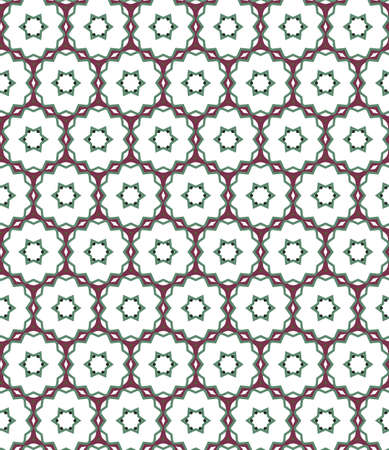 Seamless geometric ornamental vector pattern. Abstract backgroundのイラスト素材