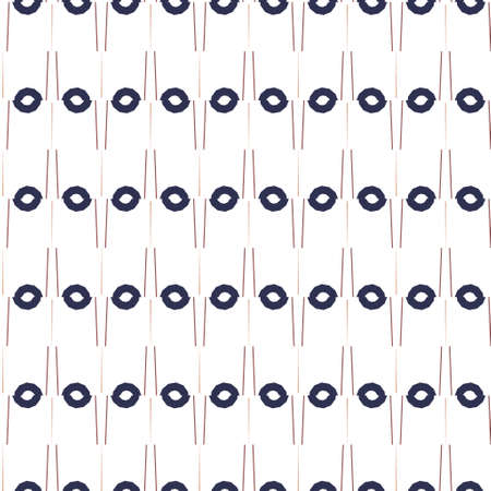 Seamless vector pattern in geometric ornamental styleのイラスト素材