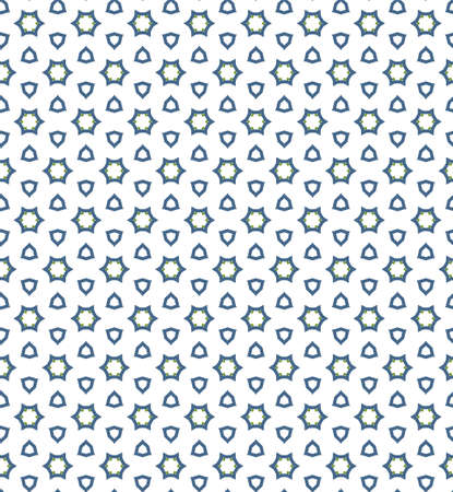 Seamless vector pattern in geometric ornamental styleのイラスト素材
