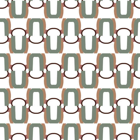 Seamless geometric ornamental vector pattern. Abstract backgroundのイラスト素材