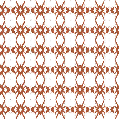 Seamless vector pattern in geometric ornamental styleのイラスト素材