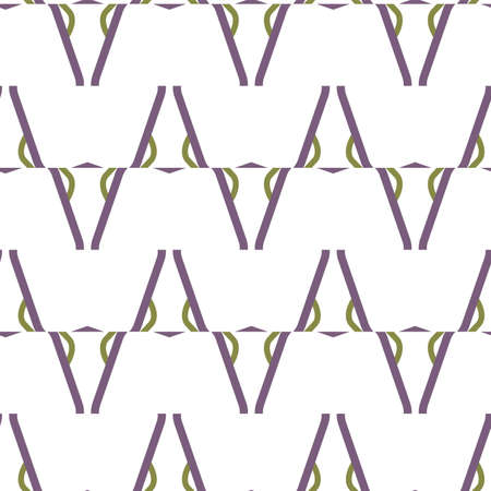 Geometric ornamental vector pattern. Seamless design texture.のイラスト素材