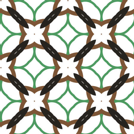 Seamless vector pattern. Background texture in geometric ornamental style.のイラスト素材