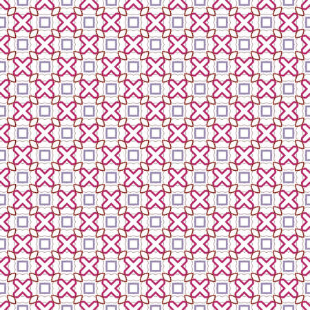 Seamless vector pattern in geometric ornamental styleのイラスト素材