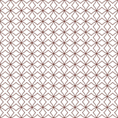 Seamless vector pattern in geometric ornamental styleのイラスト素材