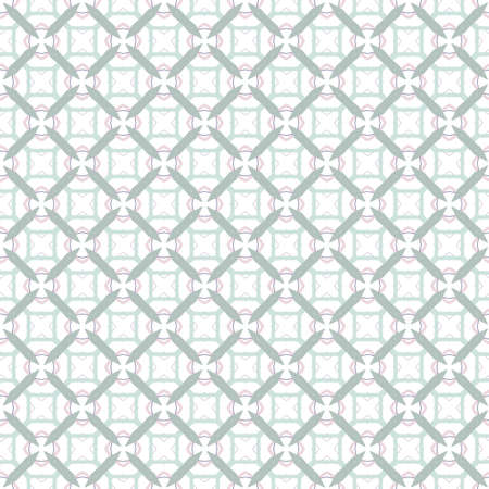 Seamless vector pattern in geometric ornamental styleのイラスト素材