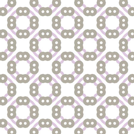 Seamless vector pattern in geometric ornamental style