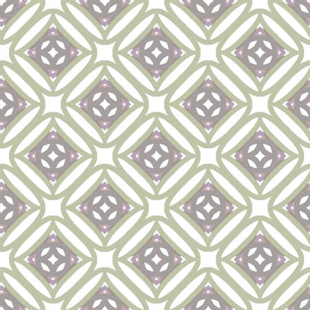 Seamless vector pattern in geometric ornamental style