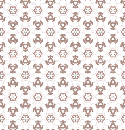 Seamless geometric ornamental vector pattern. Abstract backgroundのイラスト素材