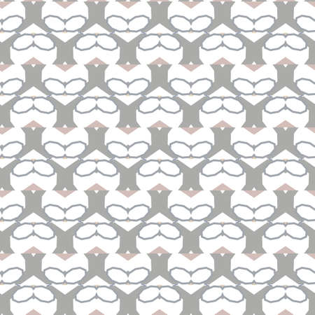 Seamless geometric ornamental vector pattern. Abstract backgroundのイラスト素材