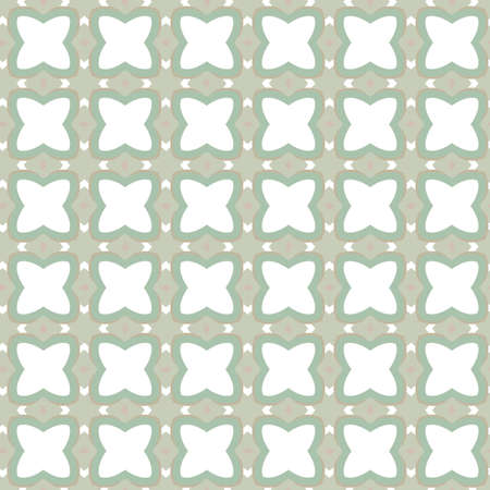 Seamless vector pattern in geometric ornamental style