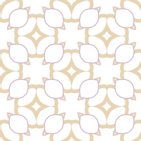 Seamless vector pattern in geometric ornamental style