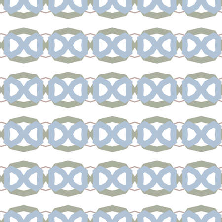 Seamless vector pattern in geometric ornamental styleのイラスト素材