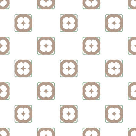 Seamless geometric ornamental vector pattern. Abstract backgroundのイラスト素材