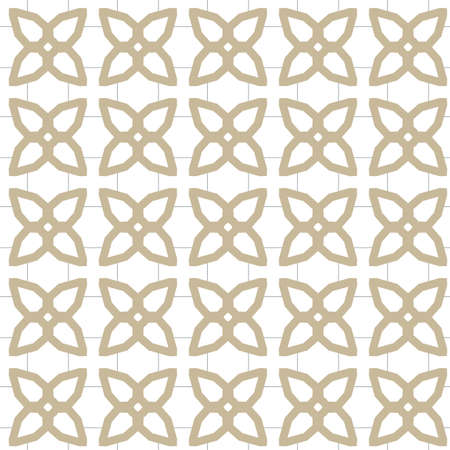 Seamless geometric ornamental vector pattern. Abstract backgroundのイラスト素材