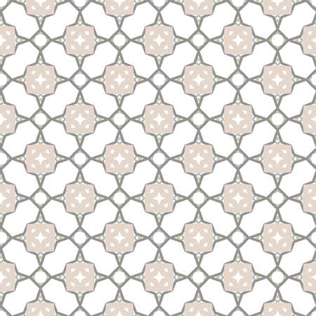Seamless vector pattern in geometric ornamental style