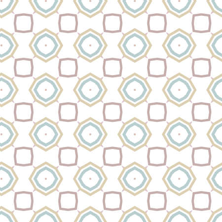 Seamless vector pattern in geometric ornamental style