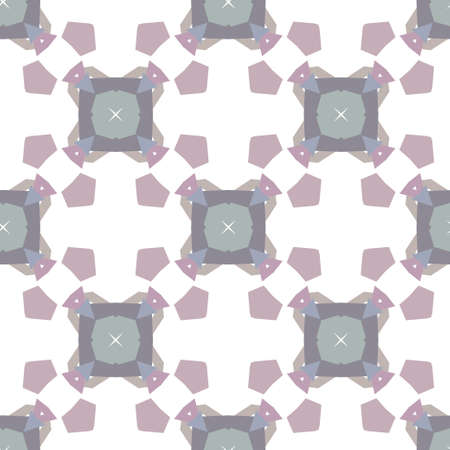 Seamless geometric ornamental vector pattern. Abstract backgroundのイラスト素材