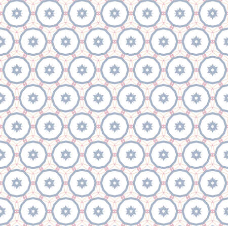 Seamless vector pattern in geometric ornamental style