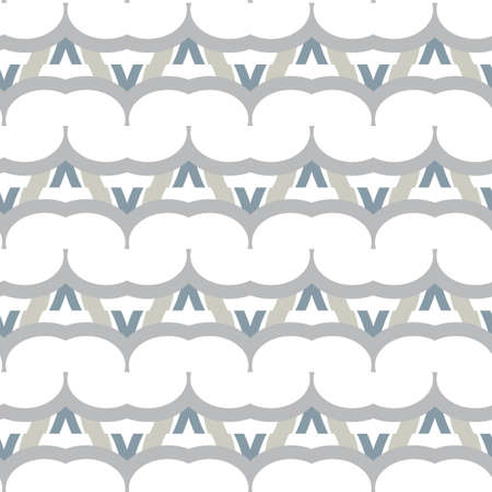 Geometric ornamental vector pattern. Seamless design texture.のイラスト素材