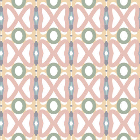 Seamless vector pattern. Background texture in geometric ornamental style.のイラスト素材