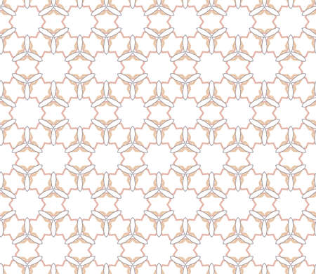Seamless geometric ornamental vector pattern. Abstract background