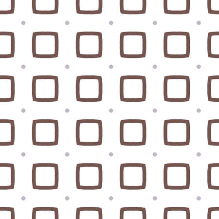 Seamless vector pattern in geometric ornamental styleのイラスト素材