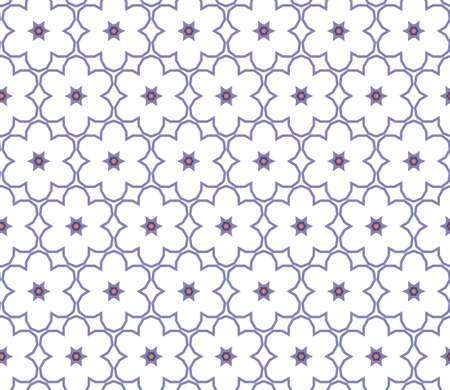 Seamless geometric ornamental vector pattern. Abstract background
