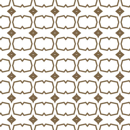 Seamless vector pattern in geometric ornamental style