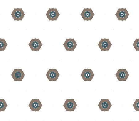 Seamless vector pattern. Background texture in geometric ornamental style.