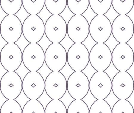 Seamless vector pattern in geometric ornamental style