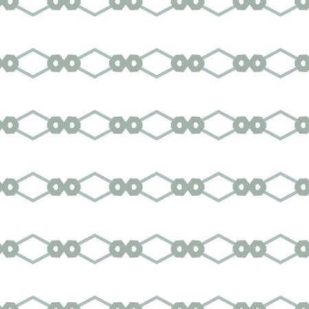 Seamless vector pattern in geometric ornamental style