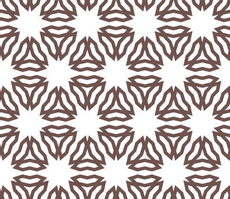 Seamless vector pattern in geometric ornamental style