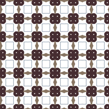 Seamless geometric ornamental vector pattern. Abstract backgroundのイラスト素材