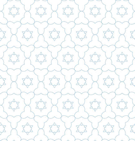 Seamless vector pattern in geometric ornamental styleのイラスト素材