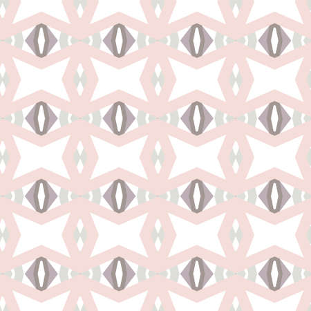 Seamless vector pattern in geometric ornamental styleのイラスト素材