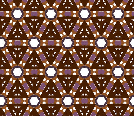 Seamless vector pattern. Background texture in geometric ornamental style.