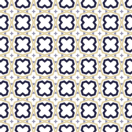 Geometric ornamental vector pattern. Seamless design texture.のイラスト素材