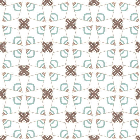 Seamless geometric ornamental vector pattern. Abstract background