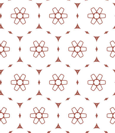 Seamless vector pattern in geometric ornamental styleのイラスト素材