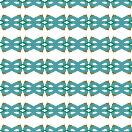 Seamless vector pattern in geometric ornamental style