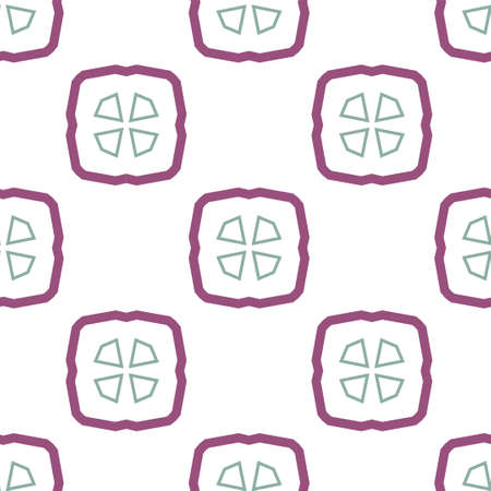Seamless vector pattern in geometric ornamental style