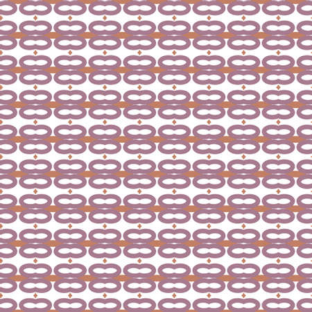 Seamless vector pattern in geometric ornamental style